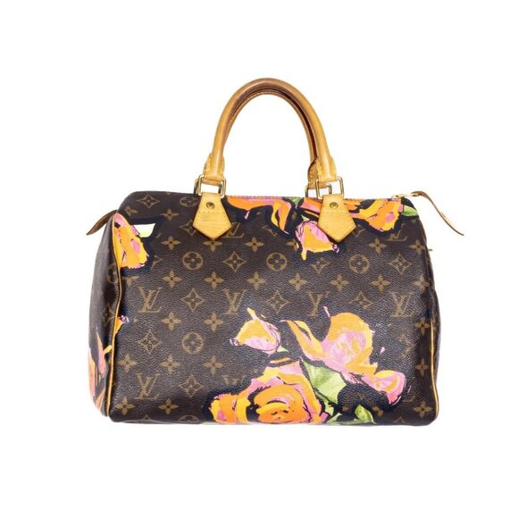 Louis Vuitton Stephen Sprouse Speedy 30 Graffiti Roses Monogram Pink - Picture 2 of 12